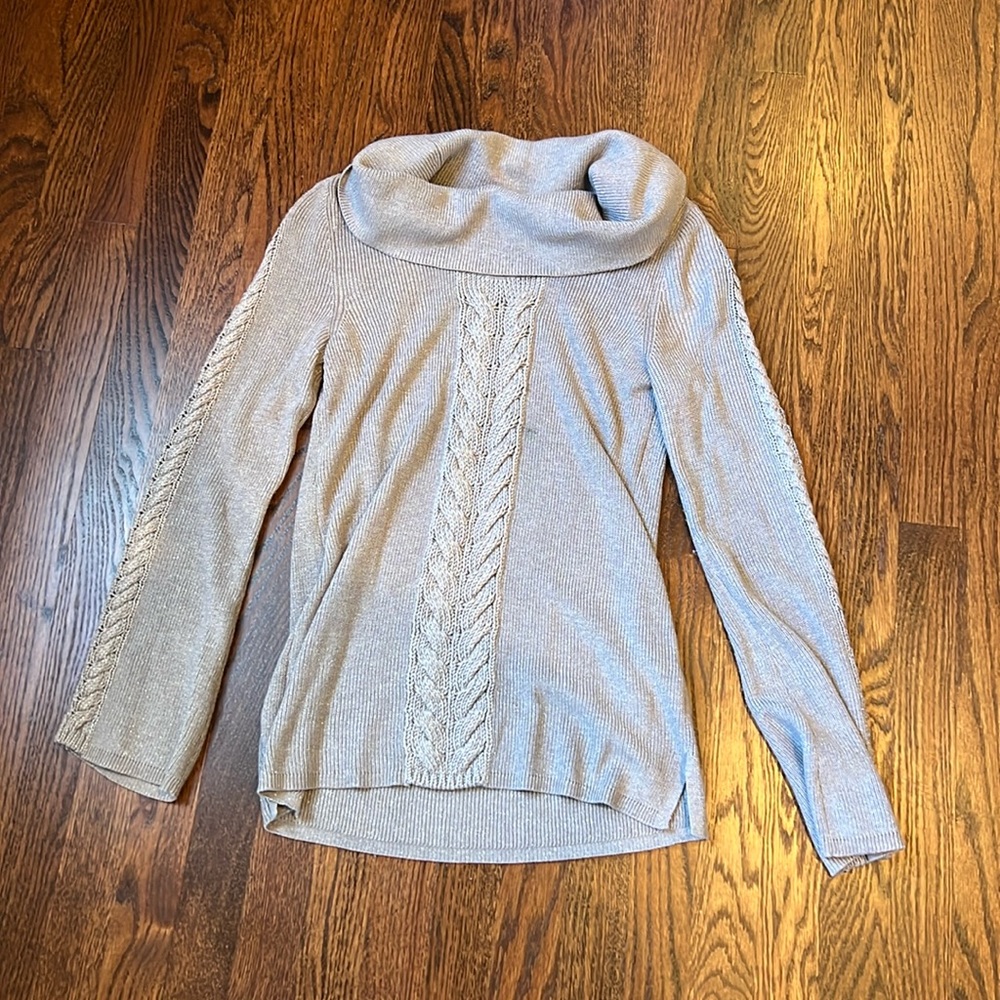 WHBM gold sweater (sparkly)